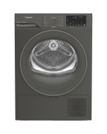 Hotpoint CHSD84MGGUK Freestanding, Heat Pump Tumble Dryer, 8kg, Manhattan Gray C Rated