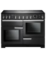 Rangemaster PDL110EICB/C 110cm Induction Range Cooker Professional Deluxe Charcoal Black, A Rated