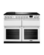 Rangemaster NEXB110EIPWHT/CM1 NEXUS BC 110cm Range Cooker Electric Induction in White A Rated