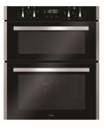 CDA DC741SS Built-Under Electric Double Oven In Stainless Steel, A Rated