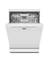 Miele G5811 SC WH Active Plus Freestanding Full Size Dishwasher In White A Rated
