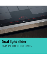 Siemens EX875LYV1E 80cm Induction Hob in Black