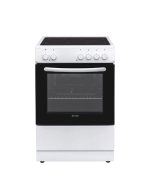 Haden HC61SW 60cm Ceramic Single Oven Cooker in White A Rated