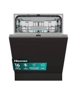 Hisense HV16AUK Full-Size Fully Integrated Dishwasher - 16 Place Settings - A Rated