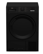 Beko DTLCE80051B 8Kg Condenser Tumble Dryer - Black - B Rated