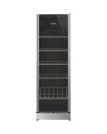 Smeg SCV115G Full Height Wine Freestanding Cooler, Stainless Steel
