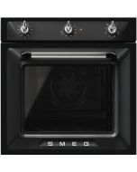 Smeg SF6905N1 Victoria 60cm Built-In Single Oven, Black A Rated