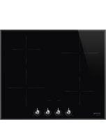 Smeg SI364BM 60cm Classic Induction Hob, Black Glass