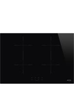Smeg SIB2741D 75cm Universal Induction Hob, Black Glass