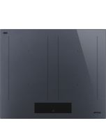 Smeg SIM1644DG 60cm Linea Induction Hob, Neptune Grey Glass