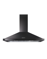 Rangemaster RHDC100SL/C 100Cm  Chimney Hood Slate  - Chrome Badge