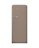 Smeg FAB28RDPP6 60cm Retro 50s Style Free Standing Fridge with Ice Box in Perfectly Pale, Right Hand Hinge