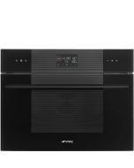 Smeg SO4102M1B3 Linea 45cm Compact Built-In Oven & Micro combi Microwave, Black