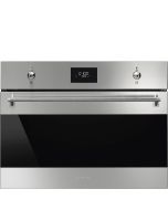 Smeg SO4301M1X Classic 45cm Compact Built-In Oven & Micro combi Microwave, Stainless steel