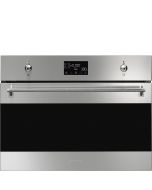 Smeg SO4302M1X Classic 45cm Compact Built-In Oven & Micro combi Microwave, Stainless steel