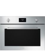 Smeg SO4401M1X Cucina 45cm Compact Built-In Oven & Micro combi Microwave, Stainless steel