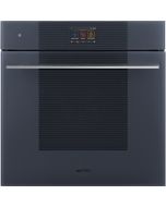 Smeg SO6104M2PG Linea 60cm Built-In SpeedwaveXL Single Combi Microwave Oven, Neptune Grey