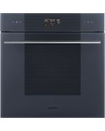 Smeg SOP6102S2PG Linea 60cm Built-In SteamOne Single Oven, Neptune Grey A+ Rated