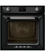 Smeg SOP6902S2PN Victoria 60cm Built-In SteamOne Single Oven with Pyrolytic Cleaning, Black A+ Rated