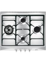 Smeg SR264XGH2 60 cm Cucina Gas Hob - Stainless Steel