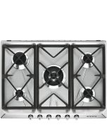 Smeg SR975XGH 69cm Victoria 5 Burner Gas Hob - Stainless Steel