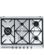 Smeg SRV575GH5 69cm Contemporary 5 Burner Gas Hob - Stainless Steel
