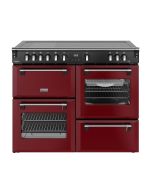 Stoves ST DX RCA RICH 110EI RTY GAR Richmond Deluxe 110cm Induction Range Cooker in Garnet Red