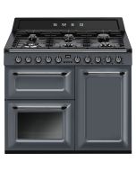 Smeg TR103GR 100cm Victoria Dual Fuel Range Cooker Slate Grey