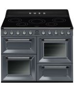 Smeg TR4110IGR2 110cm Victoria Electric Range Cooker Slate Grey