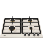Bertazzoni P604HERAX Heritage Series 60cm Gas hob Ivory Chrome