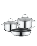 Bosch HEZ9SE030 3-Piece Cookware Set 2 Pots 1 Pan for Induction Hobs