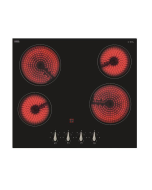 CDA HC6312FR Four zone ceramic hob