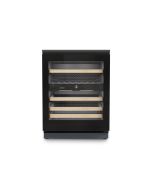 Liebherr UWGB3632 Built-In Under Wine Cooler - Black / Glass Door - F Rated
