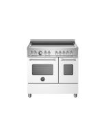 Bertazzoni MAS95I2EBIC2 Master 90cm Range Cooker Twin Oven Induction Matt White