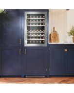 Caple WC6511 886mm High In-Column Dual Zone Wine Cooler Stainless Steel