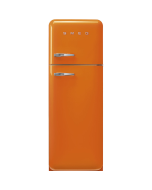 Smeg FAB30ROR5UK 60cm Retro 50s Style Right Hand Hinge Freezer over Fridge in Orange