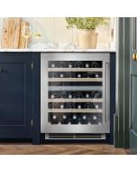 Caple WI6150 Undercounter Built In Dual Zone Wine Cooler Stainless Steel