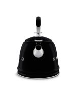 Smeg WKF01BL 2.3 litre, Whistling Kettle in Black