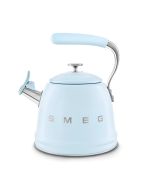Smeg WKF01PB 2.3 litre, Whistling Kettle in Pastel Blue