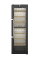 Liebherr WPBSI5252 Freestanding Wine Cooler - Black  Steel F Rated