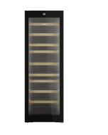 Liebherr WPGBI7472 Freestanding Wine Cooler - Black  Steel F Rated