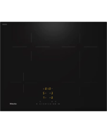 Miele KM7363FL 60cm Wide 4 Zone Induction Hob with Flexible Cooking Zone - Black
