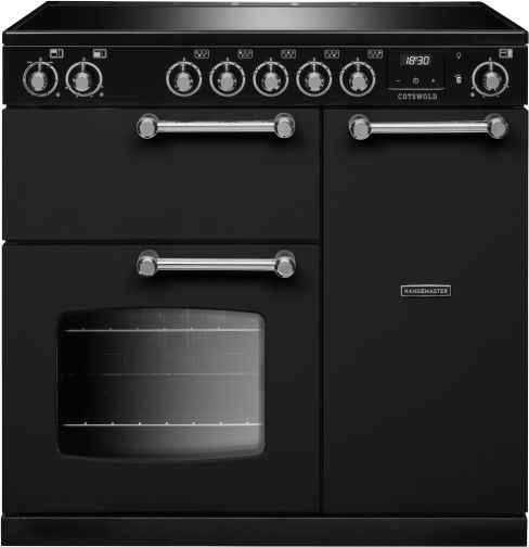 Rangemaster COT90EIPCBL/CM1 Electric Induction Hob Range Cooker