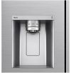 LG GSJV90PZAE 635L American Style Fridge Freezer Water & Ice Dispenser, Shiny Steel