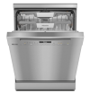 Miele G7040 SC CLST Freestanding Full Size Dishwasher In Clean Steel A Rated