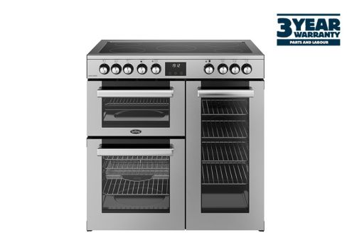 Belling BEL RCA COOKCENTRE 90E STA Electric Range Cooker with Ceramic Hob
