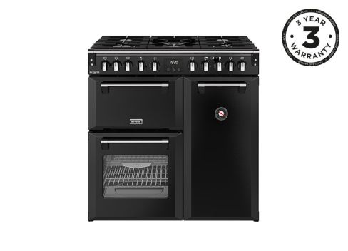 Stoves ST DX RCA RICH 90DF BLK Dual Fuel Range Cooker