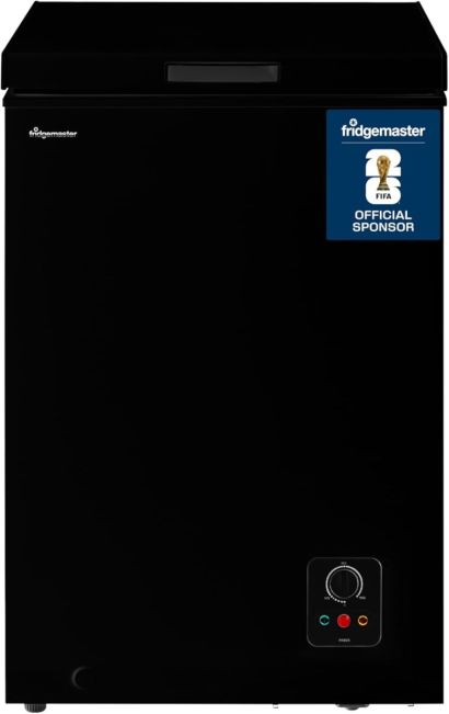 Fridgemaster MCF96EB Freestanding Chest Freezer - Black