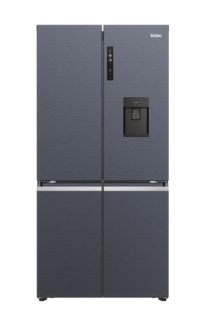 Haier HCR5919EHMB American Style Fridge Freezer No Frost in Brushed Black