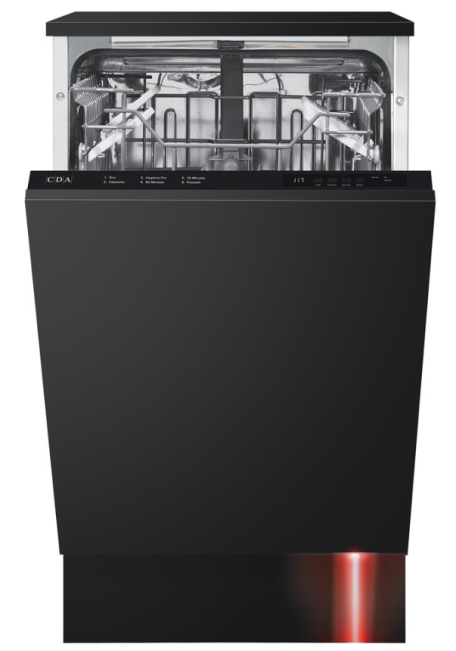 CDA CDI4121 45cm Integrated Dishwasher with 10 Place Settings